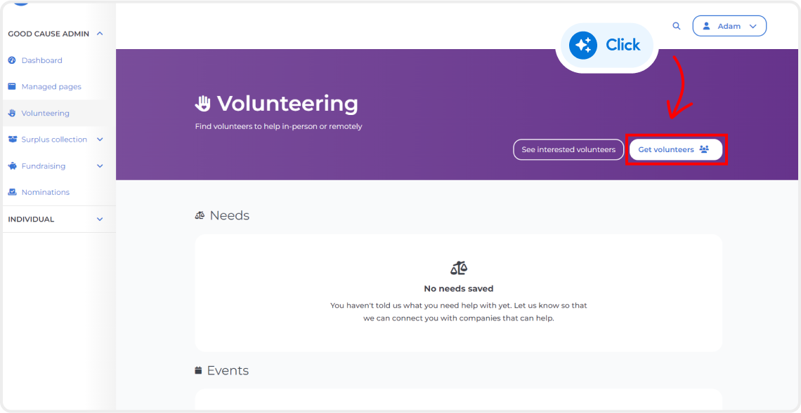 Platform walkthrough
